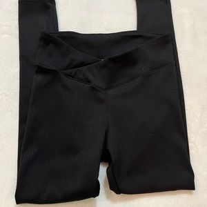 V waist leggings